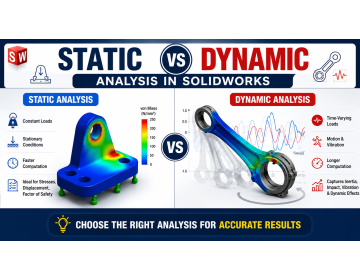 Static vs Dynamic Analysis in SOLIDWORKS: Differences, Applications & Best Practices